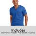 Men's Active Stretch 2 Pocket V-Neck Scrub Top | Durable Medical Uniform | 6 Colors (S-2X) - Medium Pewter - Buy Online on GoSupps.com