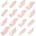 French Tip Press on Nails - Long Press On Nails with Nail Tips Golden wave stripes Design Glossy pink press on nails Acrylic False Nails Cute Artificial Nails - Buy Online on GoSupps.com