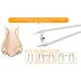 HEYDEFO Replacement Push-in Nose Pads for Ray-Ban RB6335 Glasses Repair Kits Bonus Lens Cloth (Gold) - Buy Online on GoSupps.com