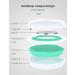 Slim Aligner Case with Mirror - Compatible with Invisalign & Mouth Guard - Cute White Retainer Case with Vent Holes - Buy Online on GoSupps.com