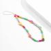 Handmade Colorful Mobile Phone Lanyard - Rainbow Fruit Wrist Strap for Women | Cute Polymer Clay Design - Buy Online on GoSupps.com