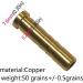 Copper & Aluminum Archery Arrow Inserts - 12 PCS, for .244 Arrow Shaft - Arrowheads Connector, 50/100/150 Grain - Archery Accessories - Buy Online on GoSupps.com