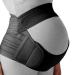 ZiaWorld Care Maternity Pregnancy Support Belt Waist Brace-Back Abdomen Strap Belly Band Post-Partum Women Belly Belt Breathable Comfortable Relieve Bump Support Band (Black XXL) XXL Black