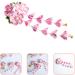 Gadpiparty Japanese Hair Accessories Hair Accessory Tassel Hairpins Floral Hair Clip Hair Ornament Flower Hair for Weddings Hanfu Hair Accessories Alloy Women's Pink Manual Clip - Buy Online on GoSupps.com