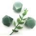 Natural Crystal Rough Home Decoration 1pc Natural Green Crystals Stone Carved Polyhedron Shaped Smooth StoneCrystals Room Decoration Stones - Buy Online on GoSupps.com