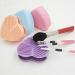 AKOAK Heart Shaped Makeup Brush Cleaner - Silicone Multi-Texture Tool for Easy Washing - Pink (1pc - Buy Online on GoSupps.com