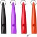 kuou 4 Pcs Professional Dog Whistles Dog Training Whistle High Pitch Plastic Dog Whistles With Lanyard Keychain for Barking & Recall - Buy Online on GoSupps.com