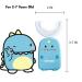 Kids U-Shaped Silicone Toothbrush for Ages 2-7 (Blue) - Food Grade Bristles | Manual Toothbrush - Buy Online on GoSupps.com