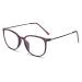Lasree fashion glasses full rims short -sighted myopia everyday use mens fashion distance glasses -3.50 lenses purple frames glasses -3.50 purple