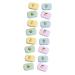 Gatuida 16 pc. Colored contact lenses Fall case case case case holder holder Mirror film Fresh lens container eye lens container cartoon glasses case container contact lens container