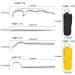 Premium Metal Toothpick Set - Portable Dental Floss & Cleaning Tools - Buy Online on GoSupps.com