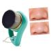 Angoily 1pc Facial Brush Scrub Face Wash Brush Silicone Cleaning Brush Soft Bristle Facial Brush Face Cleaning Brush Fiber Facial Brush Pore Clean Brush Handle Cleansing Brush