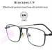 Zukky Anti-Blue Light Reading Glasses for Men & Women - Metal UV Block Readers - Gold - Size 1x - Buy Online on GoSupps.com