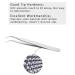 Emeda Eyelash Extensions Tweezers | Professional Curly & Volume Precision | Vetus Steel No-Tip Eyelash Tools for Perfect Application - Buy Online on GoSupps.com