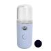 Mist Sprayer Fashion Facial Moisturizing Sprayer Facial Mist Sprayer Large and Fine Spray Portable USB Rechargeable for Home or Outdoor Use (Light Purple)