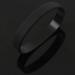 Dawafit 2X Fashion Silicone Rubber Bracelet - Elasticity Wristband Cuff Bangle in Black for Men & Women | International Shipping Available - Buy Online on GoSupps.com