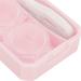 Ankroyu Portable Travel Contact Lens Box - Pink Storage Container with Mirror & Tweezer for Easy Use at Home or on the Go - Buy Online on GoSupps.com