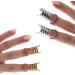 10Pcs Reusable Nail Art Extension Forms + 20Pcs Paper Forms | DIY Nail Art Manicure Tools - Buy Online on GoSupps.com