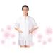 FRCOLOR Men's Hair Dyeing Clothing Actually Easy Clean Stylist Coat Cover While Vests Running Vest Men's Hair Dye Short Sleeve Woman Hair Dyeing Clothing Zip Jacket - Buy Online on GoSupps.com