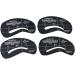 24pcs 6 Sets eyebrows shape eyebrow templates stencils Eyebrow stencils mold cosmetic card - Buy Online on GoSupps.com