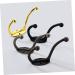 ABOOFAN 4pcs Hook up Bath Towel Hook Jacket Hooks Single Robe Hook Utility Hooks Office Old Fashioned Hanger 9.5X6.7X2.3CM Golden - Buy Online on GoSupps.com