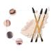 1PC Bamboo Handle Duo Eyebrow Brush & Mascara Comb - Eco-Friendly Makeup Tool for Women & Girls - Buy Online on GoSupps.com
