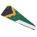 South African Flag Microfiber Hair Towel Wrap for Women 10 Inch X 26 Inch Super Absorbent Hair Turban with Button