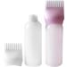 FYJLXF 2Pcs Root Comb Applicator Bottle 6 Ounce Hair Dye Applicator Brush Transparent Applicator Bottle with Graduated scale Hair Coloring Dye and scalp treament essential (Pink) - Buy Online on GoSupps.com