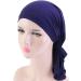amangul Cotton for Head Scarf Turban Chemo Inner Hijab Pre Tied Bonnet(Black) - Buy Online on GoSupps.com