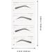 Sewroro Lot de 6 Pochoirs Sourcils Jetables pour Maquillage F minin Autocollants pour Sourcils de Fille Mod les Vari s pour Dessin Pr cis Usage Maison et Salon Outil Pratique pour - Buy Online on GoSupps.com