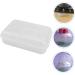GLEAVI Box Pressure-proof Egg Carton Refrigerator Fridge Plastic Serving Tray Transparent Egg Tray Egg Rack White 24X14CM - Buy Online on GoSupps.com