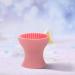 FOMIYES Silicone Makeup Brush Cleaner Cup - Portable Scrubber Bowl & Beauty Sponge Cleaning Tool in Pink - Buy Online on GoSupps.com