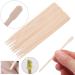 100 Pcs Waxing Wooden Spatula Set - Eyebrow Wax Applicators & Hair Removal Sticks for Smooth Skin - Buy Online on GoSupps.com