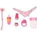 Baby Born Starter Set 832851 - Accessories for Toddlers - Magic Eyes Dummy, Nappy Ring, Powder Bottle & More - Buy Online on GoSupps.com
