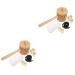 Solustre 2 sentences Hand devices for the moxibustion massage devices made of wood adjustable mox grenner case for Moxibusion-burner Chinese Moxa-Box Tools of stainless steel suite handy