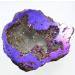Blue electroplated Crystal druzy Gemstone geode Reiki crystal-1pc Natural Luster - Buy Online on GoSupps.com