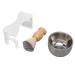 3 Piece Shaving Brush Set for Men - Acrylic Holder Bubble Cup & Nylon Bristles | Premium Grooming Kit - Buy Online on GoSupps.com