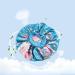 COOLCHI 3 Pack Satin Silk Bonnet Sleep Caps for Women - Blue, White, Purple | Elastic Band Night Sleeping Head Cover for Long Braids, Curly Natural Hair - Buy Online on GoSupps.com