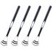 Jiakalamo 4 Pack Portable Tongue Cleaner for Fresh Breath & Oral Health - Black | International Shipping Available - Buy Online on GoSupps.com