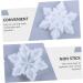 Tofficu Pendant Mold Clear Resin Epoxy Silicone Snowflake Molds Transparent Silicone Mould 3d Decorations - Buy Online on GoSupps.com