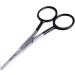 Nose Hair Scissors with Rounded Tip - Perfect for Trimming Facial, Ear, and Eyebrow Hair | Black - Buy Online on GoSupps.com