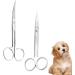 Buy Minkissy 4-Piece Onion Cutter & Pet Hair Scissors Set - Stainless Steel Animal Hair Cutting Tools for Grooming - Buy Online on GoSupps.com