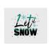2 x "Let It Snow" Microfiber Lens/Eyeglass Cleaning Cloths (LC00024175)