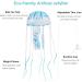 Bright Artificial Jellyfish for Aquariums - 2 PCs Glowing Aqua Ornaments | Best Aquarium Decoration - Buy Online on GoSupps.com