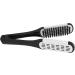 Hair Straightener Brush Anti Static Dual Brush Comb Professional V Shaped Clamp Styling Comb Hair Straightening Comb Hairdressing Tool for Home Travel - Buy Online on GoSupps.com