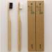 Zumaha Biodegradable Toothbrush Set - Eco-Friendly Wood Soft Bristles Pack of 2 (Black & White) - Buy Online on GoSupps.com