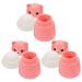 Minkissy 9-Piece Baby Powder Puff Kit and Storage Dispenser Set - Pink Sponge Puffs for Travel and Home Use - Buy Online on GoSupps.com