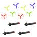 Menyiyd's propeller game with 4 handles and 8 propellers - diameter of 30 cm and 20 cm - Motoric toys flying game toys for children from 3 years