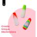 Beetles Gel Nail Polish Kit - 6 Spring Summer Neon Colors | Soak Off | Cured with Nail Lamp | Manicure & Nail Art Set - Buy Online on GoSupps.com