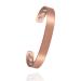 Copper Magnetic Bracelet for Women for Arthritis 99% Pure Copper Fashion Adjustable Bracelet Magnetic Jewelry Present(0946)